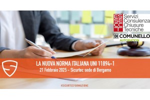 Cancelli Automatici: La nuova norma Italiana UNI 11894-1. Presso la sede di Bergamo
